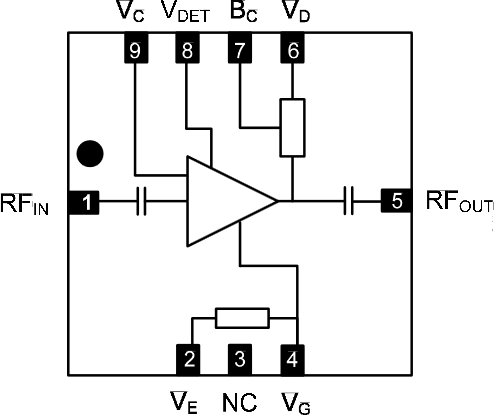 MACOM MAAM-011109 Wideband Amplifier