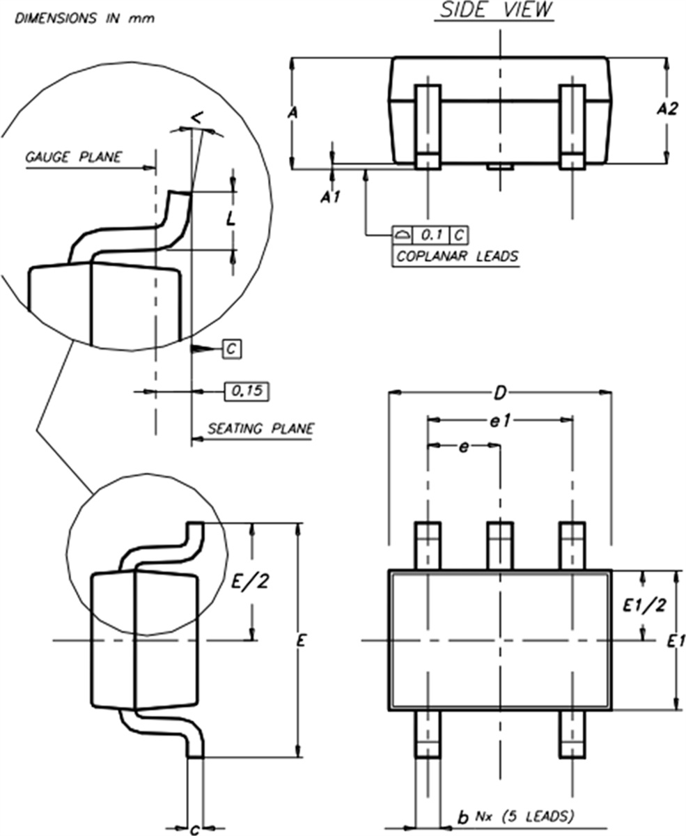STMicroelectronics LDK120C SOT-323-5L Low Dropout Voltage Regulators