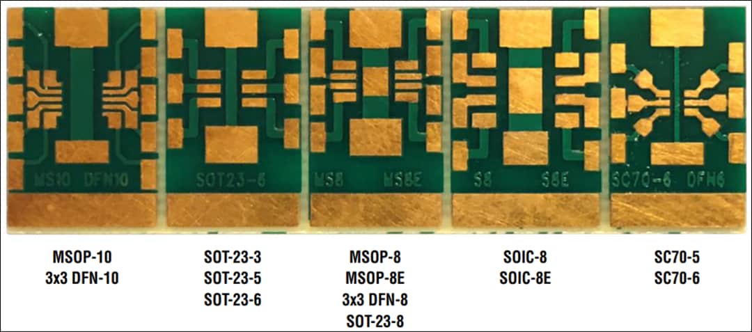 Location Circuit - Analog Devices Inc. LB2223B Multi-Footprint Lab Board