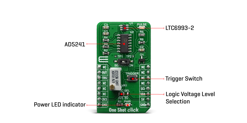 Block Diagram - Mikroe One Shot Click