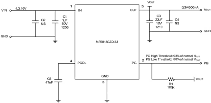 Schematic - Monolithic Power Systems (MPS) MP6550x H-Bridge Motor Drivers