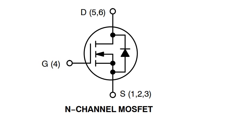 Schematic - onsemi NVMFS5C612N Automotive Power MOSFETs