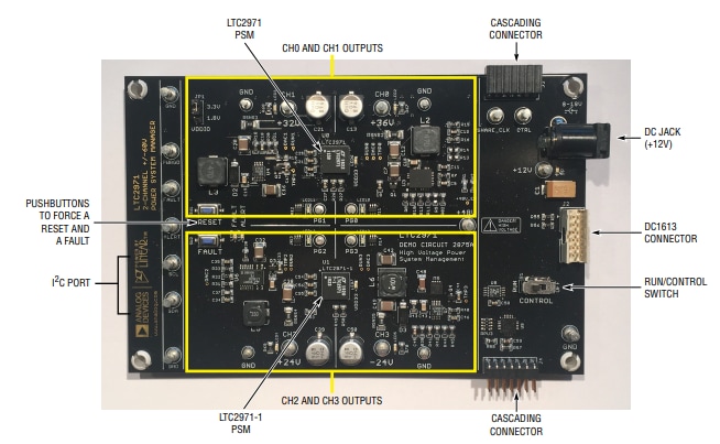Analog Devices Inc. LTC2971 Demo Board (DC2875A)