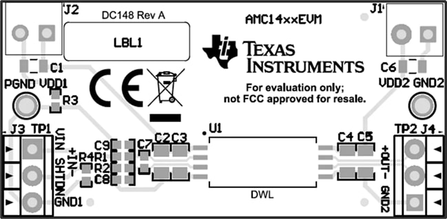 Texas Instruments AMC1411EVM Amplifier Evaluation Module (EVM)
