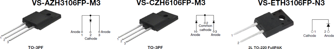 Mechanical Drawing - Vishay 30A 600V FRED Pt® Hyperfast Rectifiers