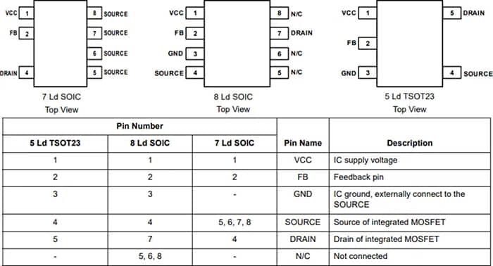 Renesas Electronics RAA2230xx 700V Non-Isolated AC-DC Buck Regulators