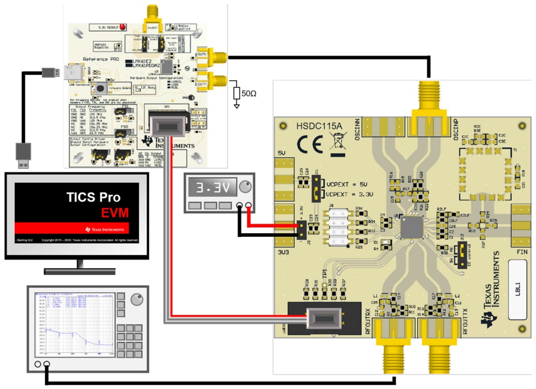 Mechanical Drawing - Texas Instruments LMX2571EPEVM RF Synthesizer Evaluation Module
