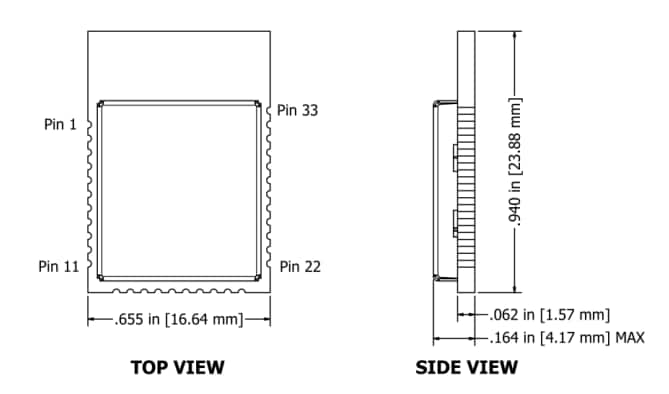 Mechanical Drawing - CEL CMP53x Modules