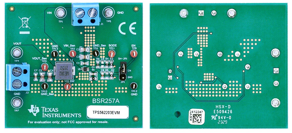 Texas Instruments TPS562203EVM Evaluation Module