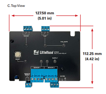 Chart - Littelfuse AF0025 Arc-Flash Detection Relays