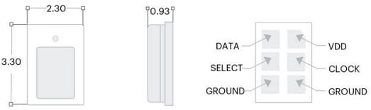 Syntiant V2S200D Digital Voice Vibration Sensor