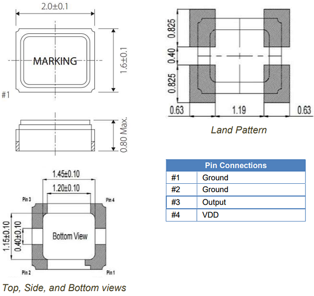ECS ECS-TXO-TX20CSMV4 MultiVolt™ TCXOs