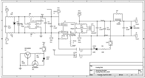 Schematic - Silvertel AG7300 Evaluation Boards