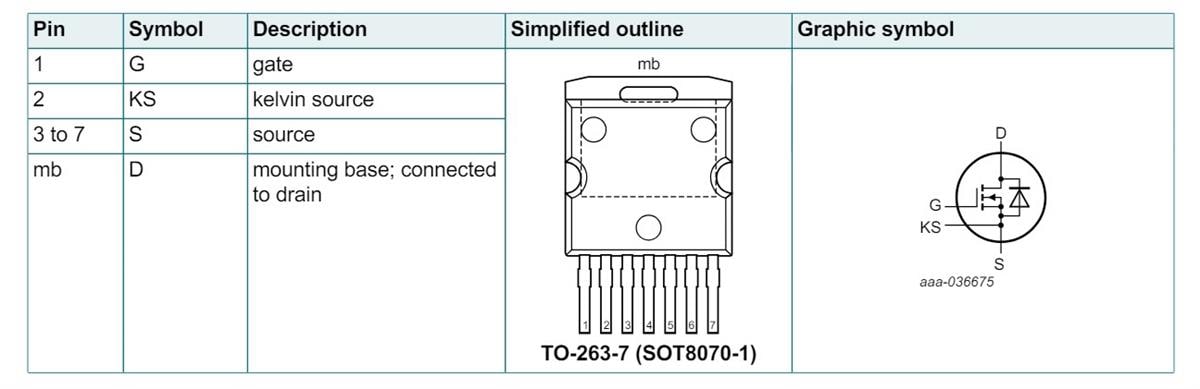 Application Circuit Diagram - Nexperia NSF0x0120 N-Channel SiC MOSFETs