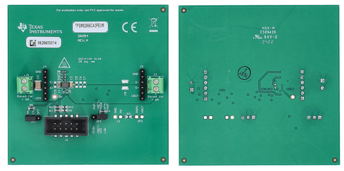 Texas Instruments TPSM82866 MagPack™ Evaluation Modules