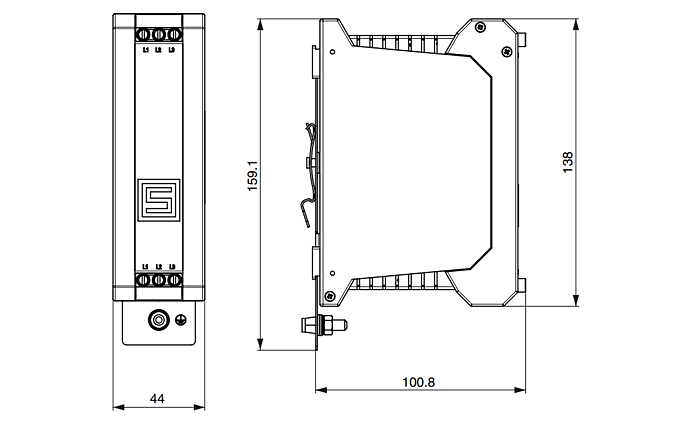 Chart - Schurter 3-Phase DIN Rail AC/DC Filters