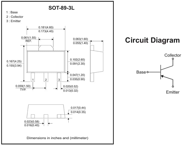 Comchip Technology 2SA1213-HF General-Purpose PNP Transistors