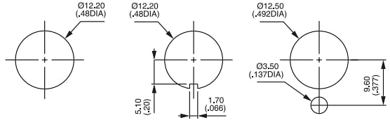 Mechanical Drawing - APEM CT Sealed Toggle Switches