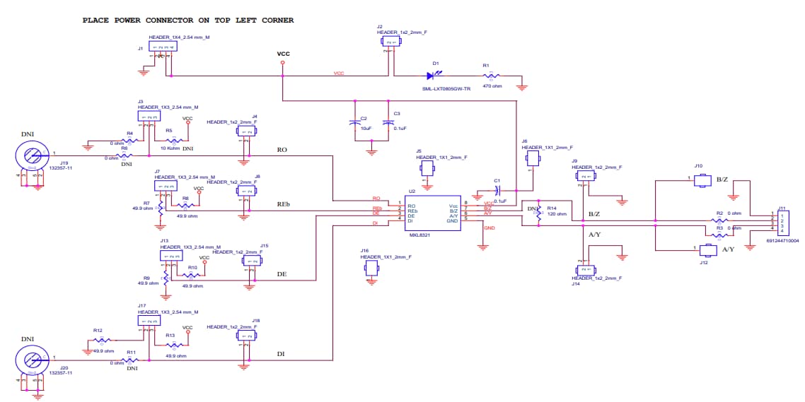 Schematic - MaxLinear MxL8321x-ADA-EVK Evaluation Kits