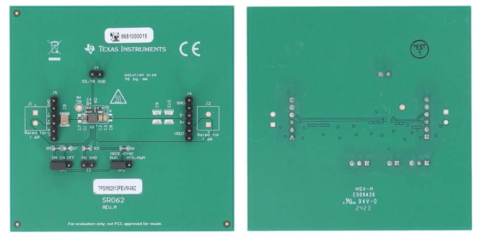 Location Circuit - Texas Instruments TPSM8281xPEVM062 Evaluation Modules