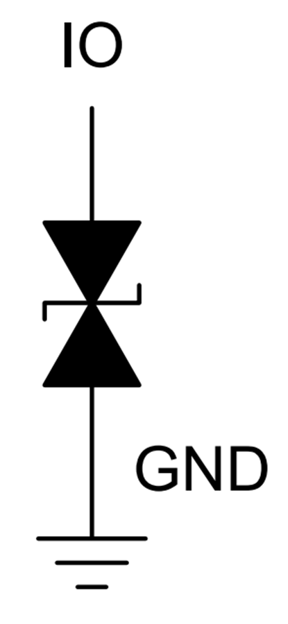 Block Diagram - Texas Instruments TSDxxC/TSDxxC-Q1 Bidirectional TVS Diodes
