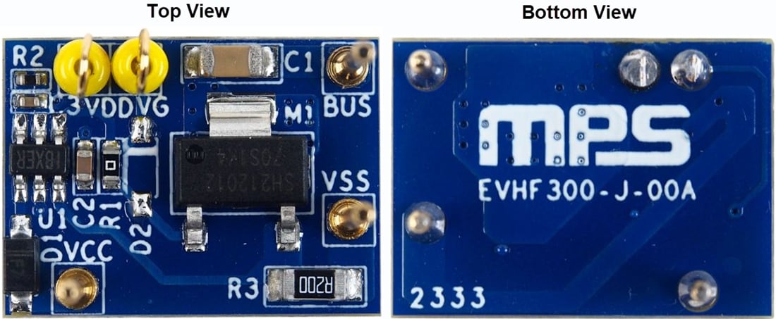 Mechanical Drawing - Monolithic Power Systems (MPS) EVHF300-J-00A Controller Evaluation Board