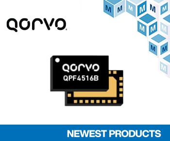 Qorvo QPF4516B Wi-Fi 6 Front End Now Available from Mouser Electronics